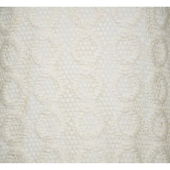 Isaac Mizrahi for Target Ivory Crochet Dress Size M Sleeveless Boho Cottage - Picture 3 of 10